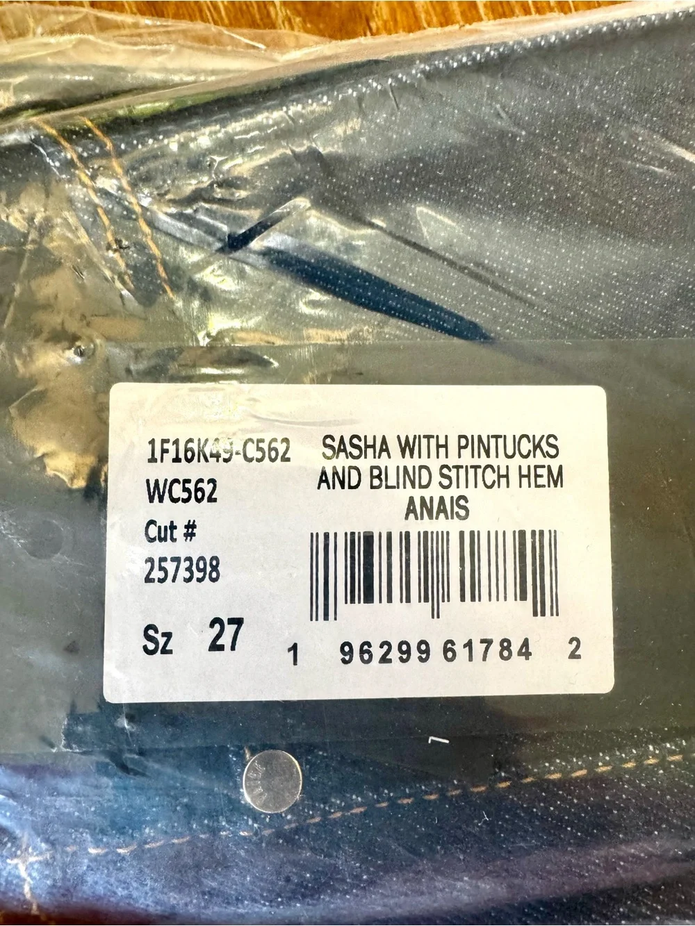 NIP PAIGE Sasha high waist wide leg jeans 27 - Picture 8 of 13